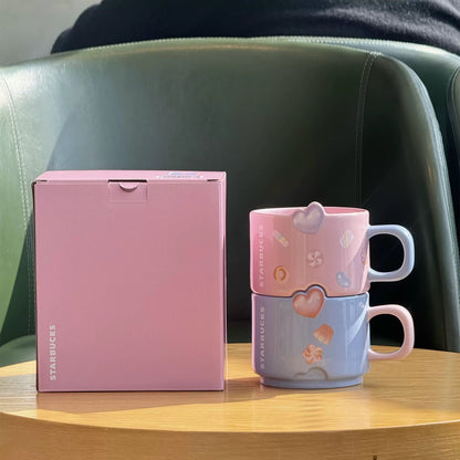 Authentic Starbucks 2026 Chinese Valentines Day Pupu Duck Cups Plush Bear