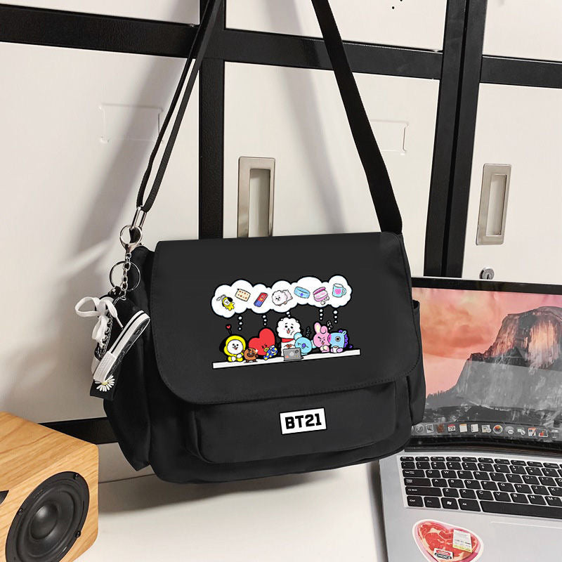 K-pop BTS Suga Jimin RM Jungkook JHope Jin V Crossbody Bag
