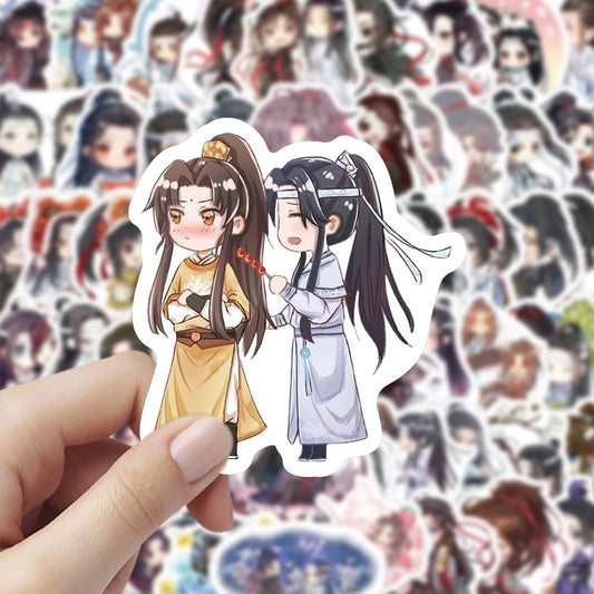 The Untamed 陈情令 Inspired MXTX 60 Pcs Stickers Stationary MDZS The Grandmaster