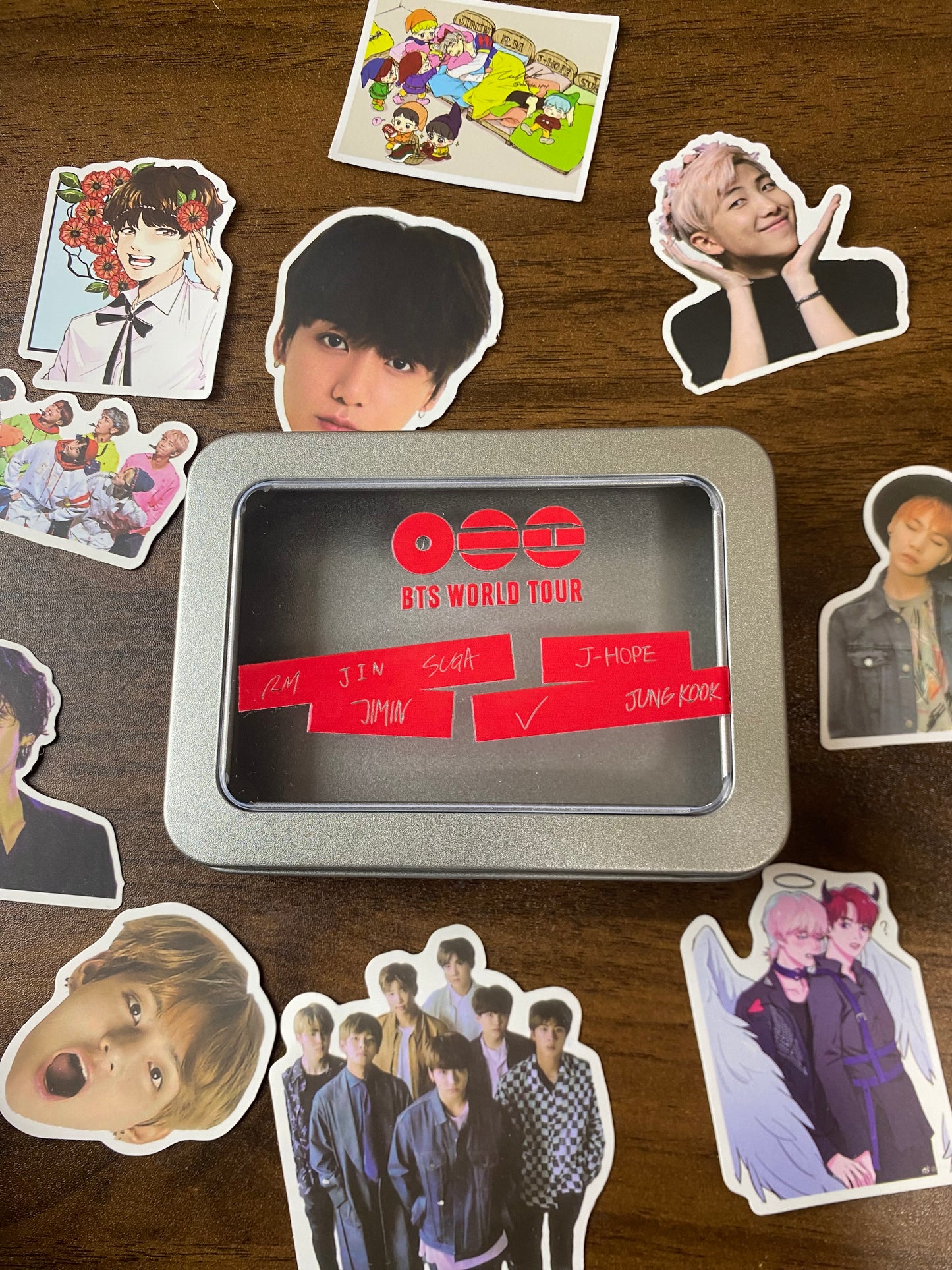 K-pop BTS Arirang Tour Iron Storage Box 11.3 *8.2*2.2cm