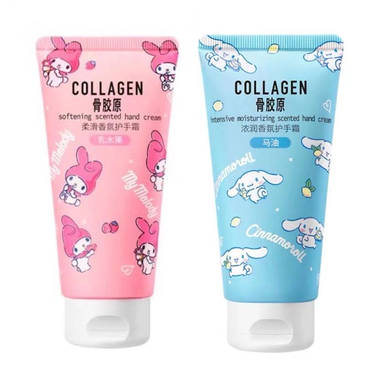 2 Pieces Sanrio Characters Cute Kawaii Hand lotion Moisturizing Skincare Cinnamoroll kuromi My Melody