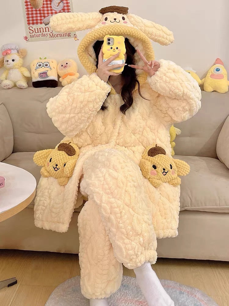 Sanrio Winter Pajamas Pompompurin