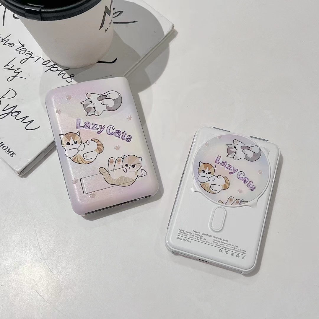 Cute Kawaii Sanrio Powerbank Fast Charging Multi Functional Mag Safe Powerbank