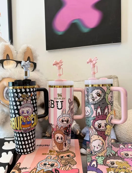 Cute Labubu Stanley Inspired 40 oz Tumbler
