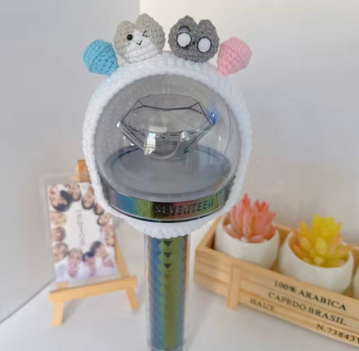 K-pop Seventeen Tour Light-stick S.Coups, Jeonghan, Joshua, Jun, Hoshi, Wonwoo, Woozi, DK, Mingyu, The8, Seungkwan, Vernon, and Dino