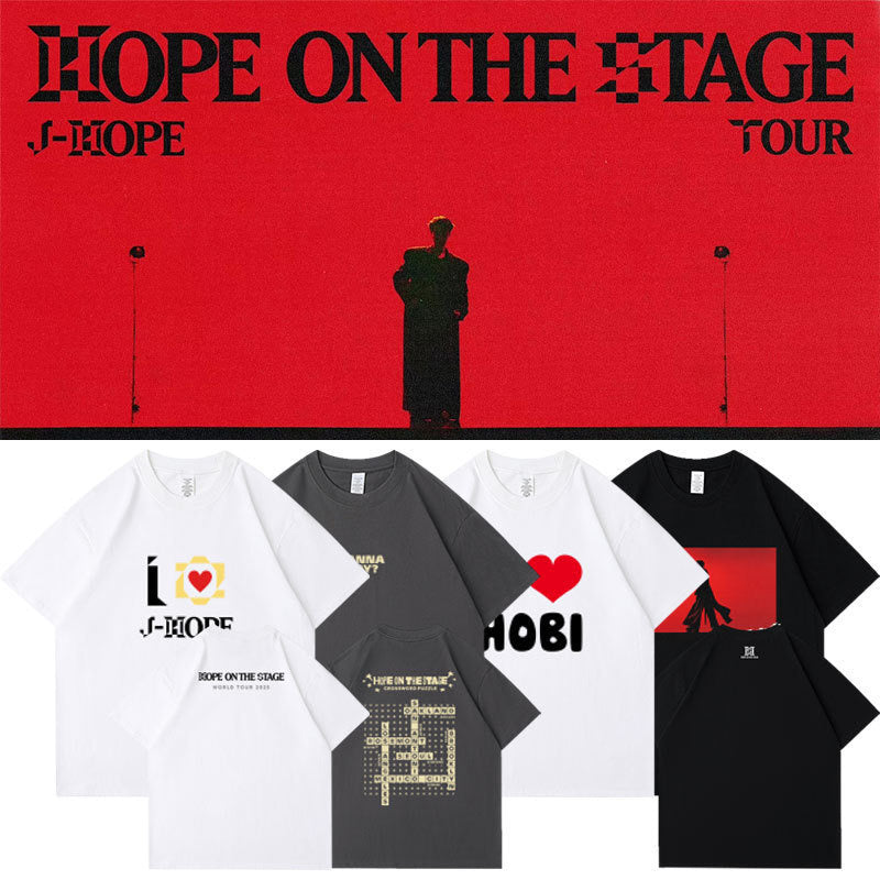 K-pop J-Hope on the stage Tour T-shirt BTS Tour Jhope