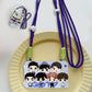K-pop IVE Phone Accessories Lanyard Phone Clip Stray Kids  Aespa Baby Monster