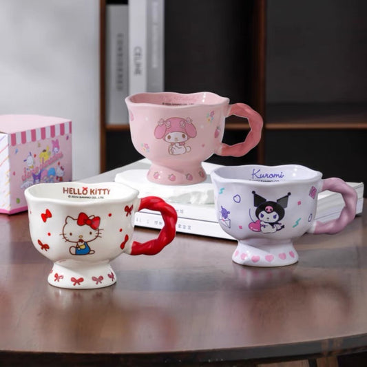 Sanrio Coffee Mug Hello Kitty Kuromi My Melody Tea Cup