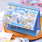 Sanrio 2025 New Year Calendar Stationary Kuromi My Melody Kuromi Cinamoroll