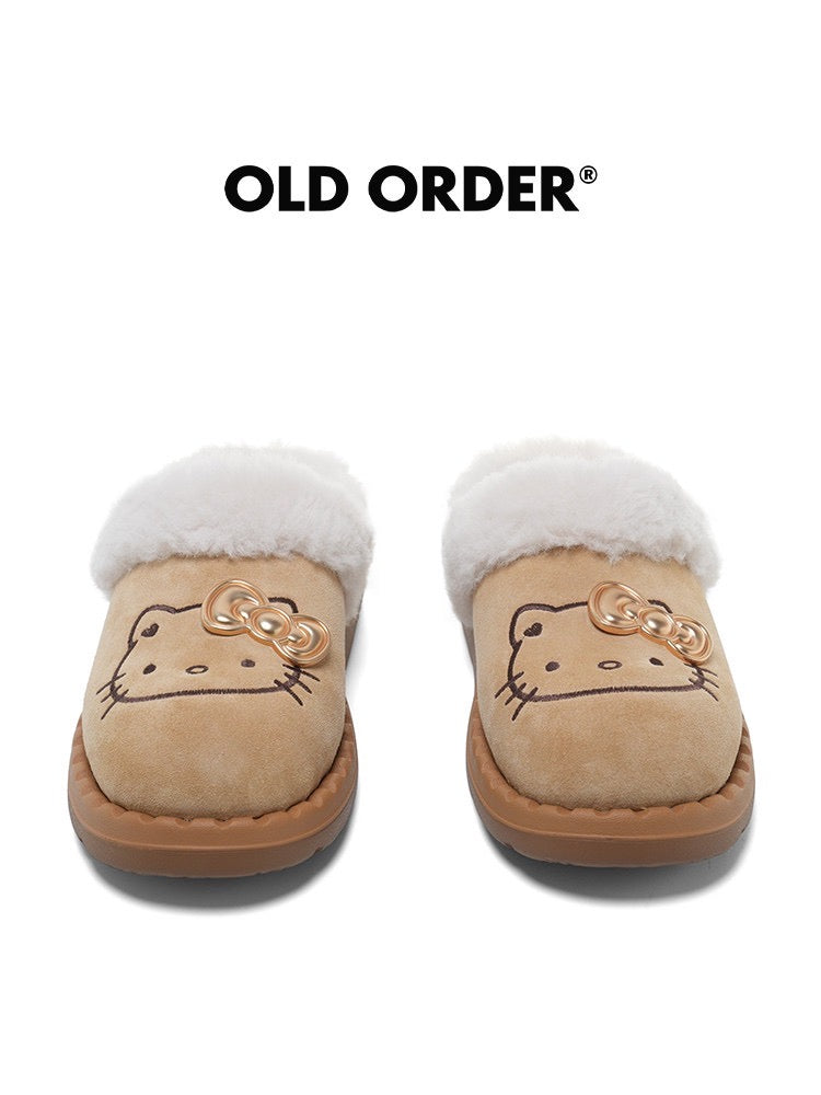 Sanrio Hello Kitty Old Order Winter Warm Shoes