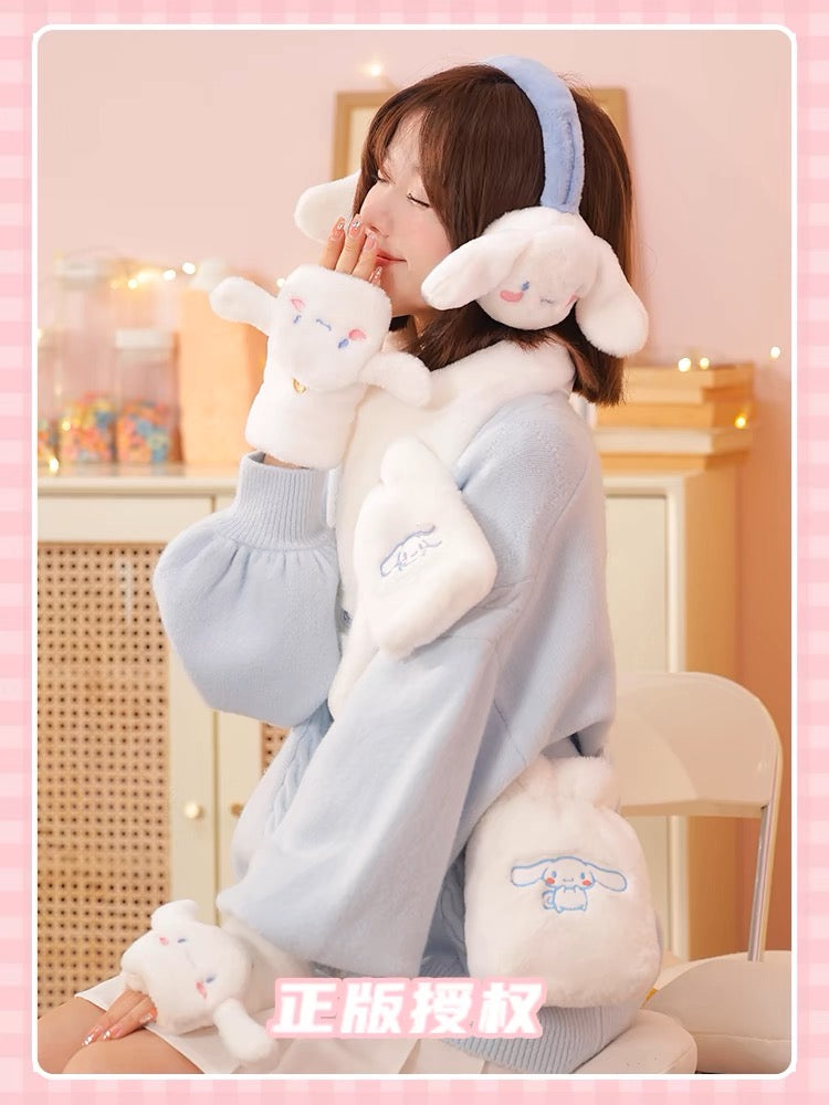 Sanrio Winter Cinamoroll Set of 4 + Gift Box