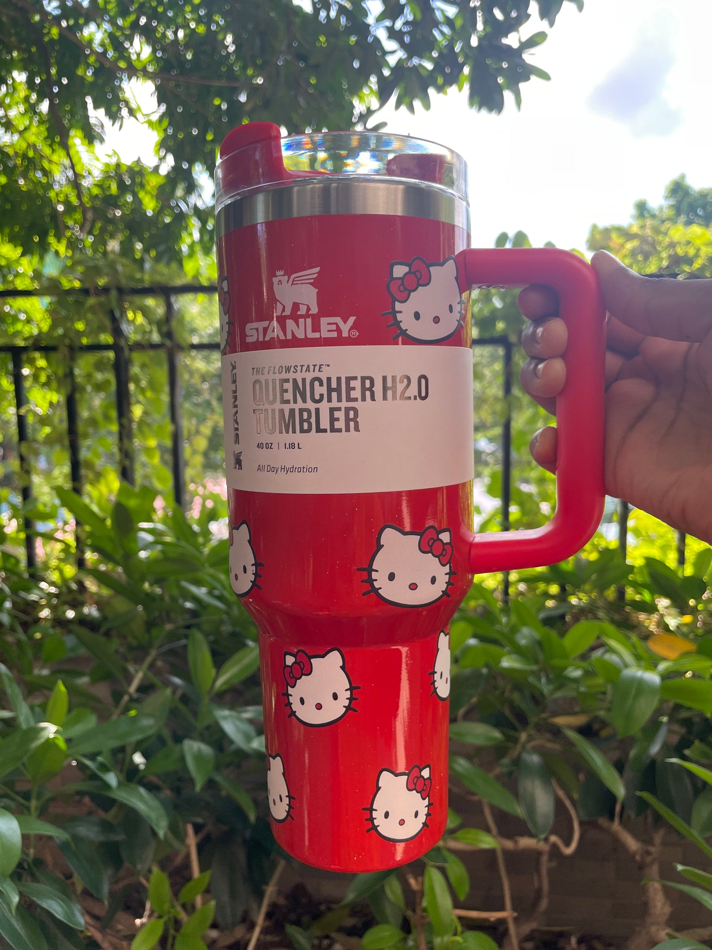 Cute Sanrio Hello Kitty Stanley Inspired 40 oz Tumbler