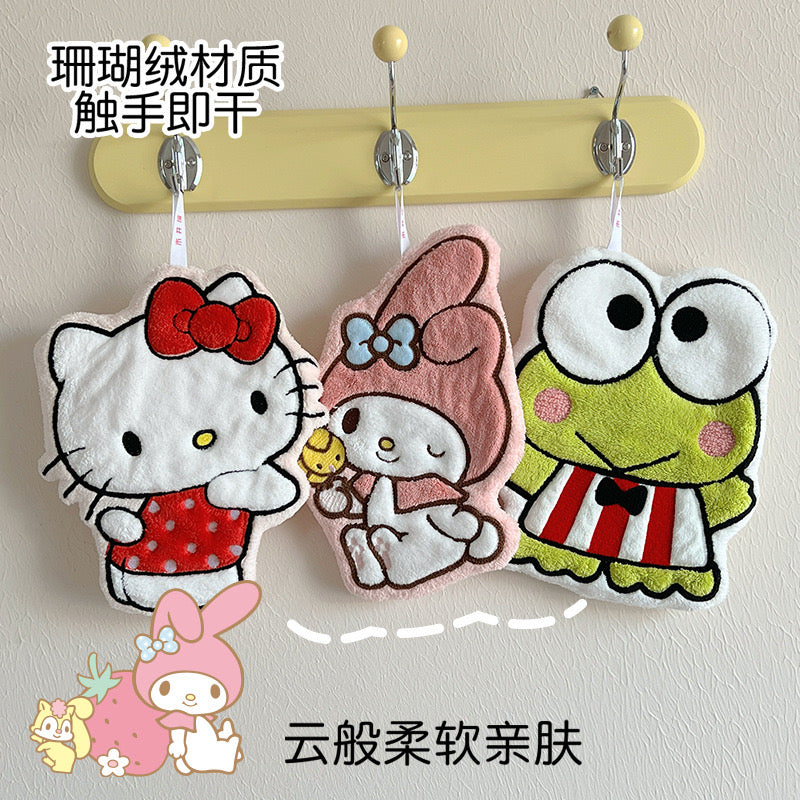 Sanrio Hand Towel Hangyodon Hello Kitty Kerroppi Pochacco