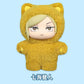 Anime Jujutsu Kaisen Face Plush Doll Eaki Figure Keychain Collectable Toys Mystery Blind Boxes