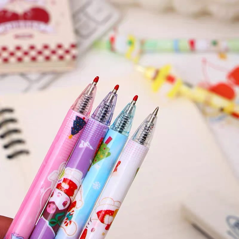 Sanrio Christmas Pens Stationary Set Black Ink Pen