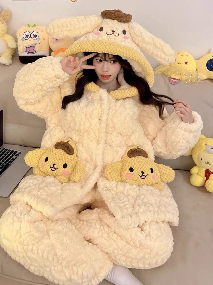 Sanrio Winter Pajamas Pompompurin