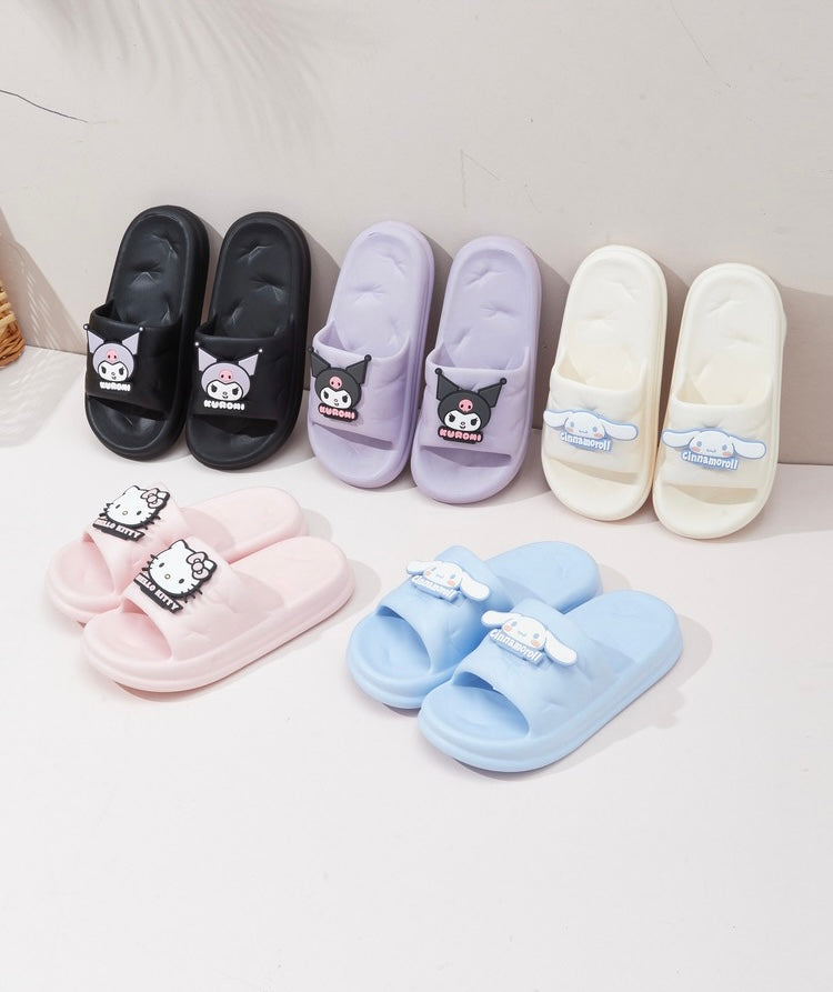 Sanrio Certified Cute and Kawaii Slippers Hello Kitty Kuromi Cinnamoroll