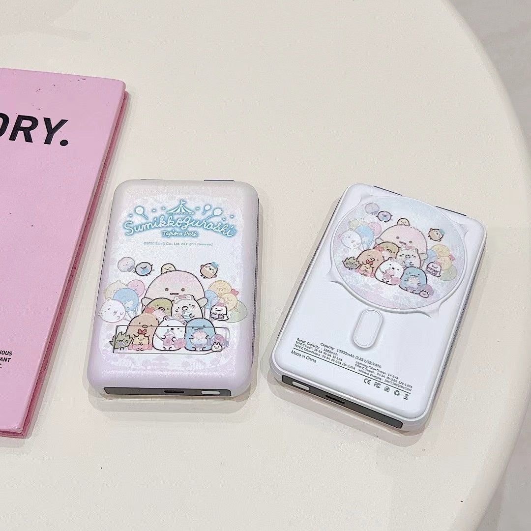 Cute Kawaii Sanrio Powerbank Fast Charging Multi Functional Mag Safe Powerbank