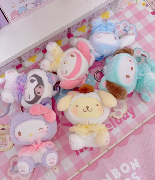 [AUTHENTIC TOPTOY ] Sanrio Characters X Top Toy Sanrio Play With Kittens  Blind boxes  Figures Plushy