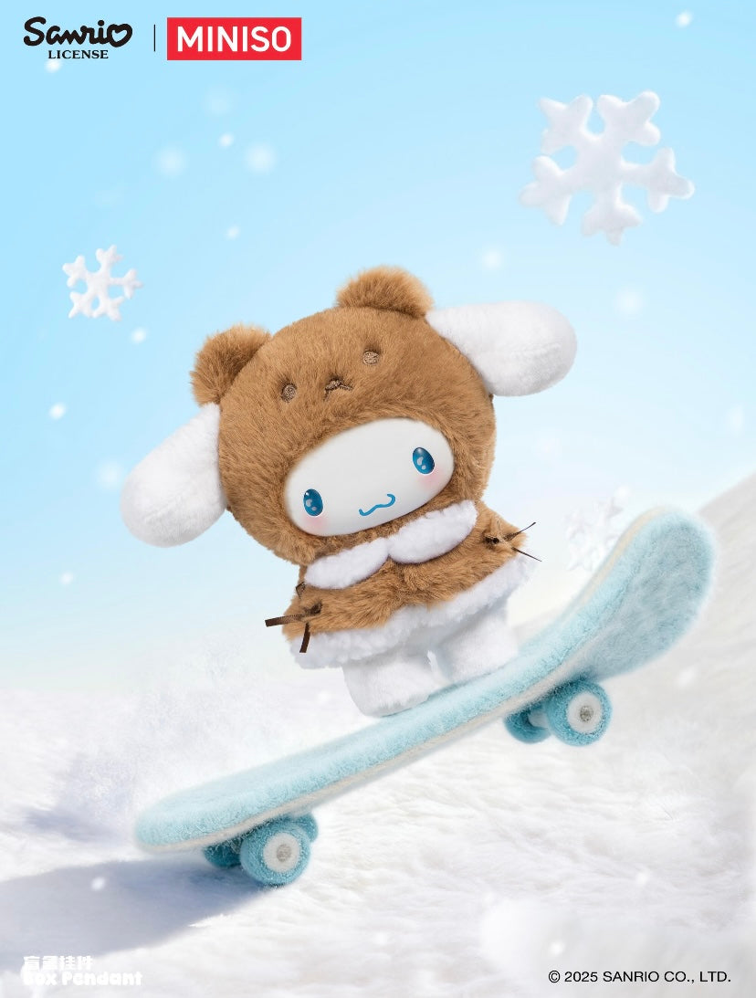 Release 11/17 [Authentic] Miniso Sanrio Characters Little Cloak Series Vinyl Plush Blind Boxes Pendant