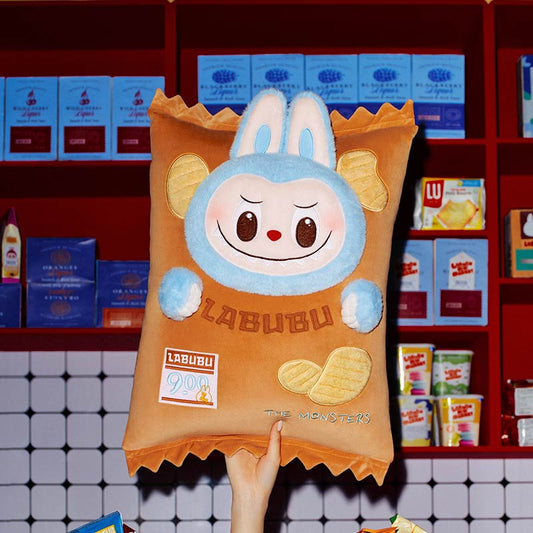 [AUTHENTIC POPMART ] Labubu The Monsters Wacky Mart Series Chips Pillow