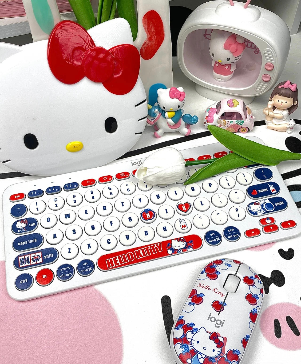 Logitech Official Licensed Sanrio Keyboard Cinnamoroll My Melody Kuromi Hello Kitty Keyboard