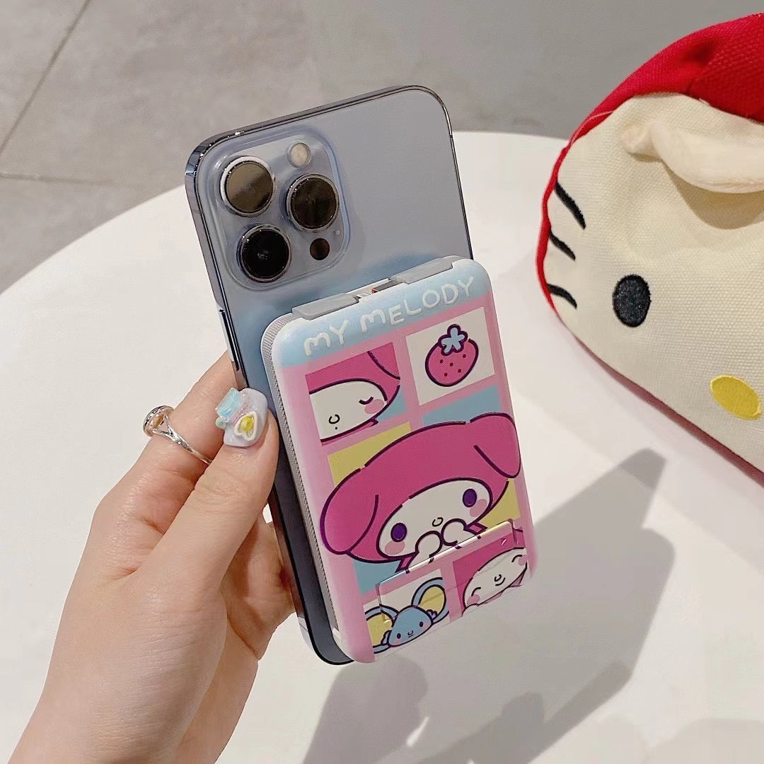 Cute Kawaii Sanrio Powerbank Fast Charging Multi Functional Mag Safe Powerbank