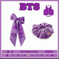 K-pop BTS Arirang World Tour Army Fan Silk Scarf + Hair Scrunch