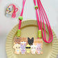 K-pop IVE Phone Accessories Lanyard Phone Clip Stray Kids  Aespa Baby Monster