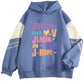 K-pop BTS Hoodie Sweater Suga V Jimin Jungkook Jin RM J Hope