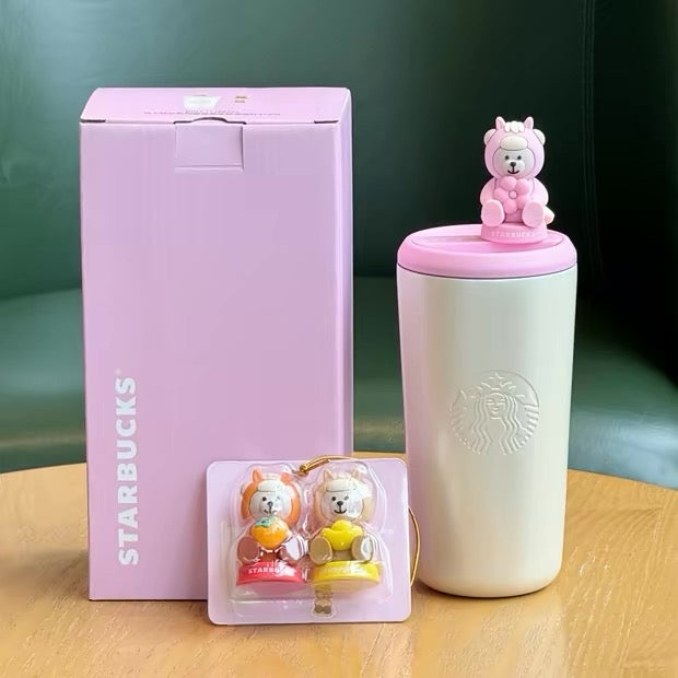 Authentic Starbucks China 2026 Chinese New Year of the Horse Cups Bearista Plushy