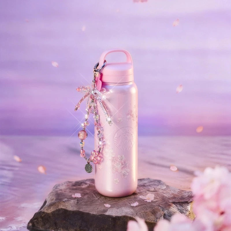 Authentic Starbucks China 2026 Spring Cherry Blossom Stanley Tumbler Cup Mug