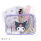 Sanrio 1 Pcs Make Up Clear Storage Bag Hello Kitty Pompompurin Pochacco Cinamoroll