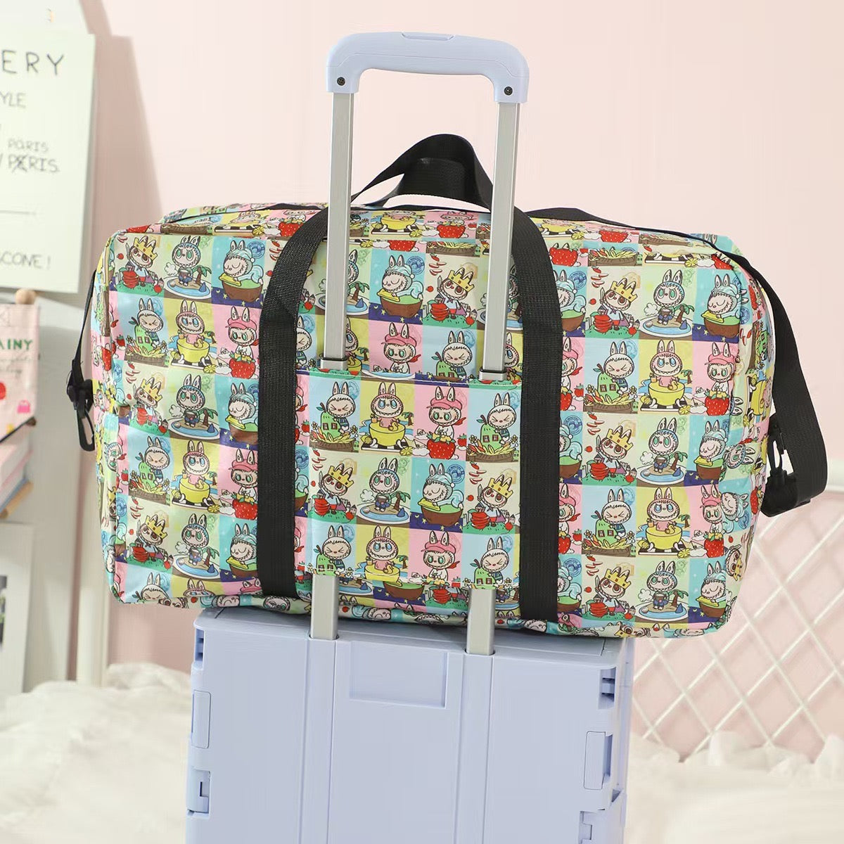 Labubu Duffel Bag Traveling Bag