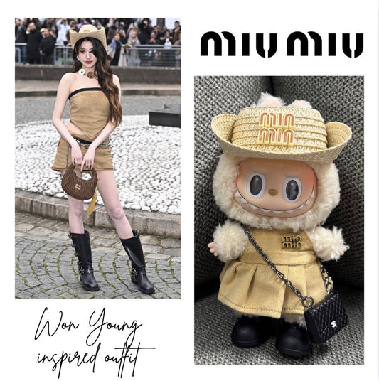 K-pop IVE Wonyoung Labubu Inspired Outfit [NO DOLL]