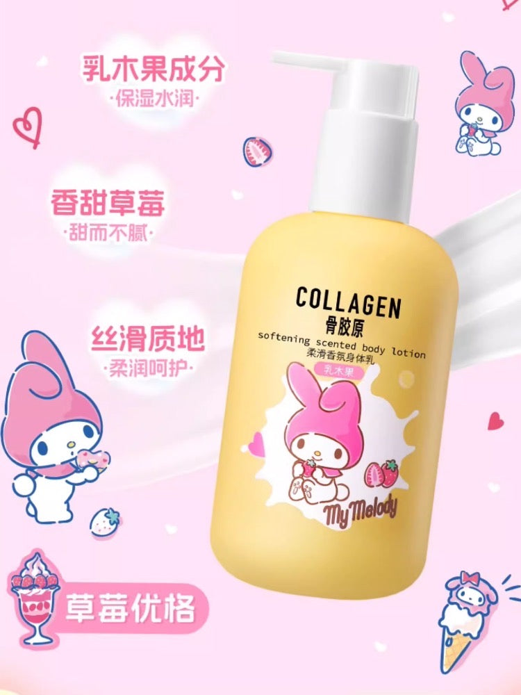 Sanrio Characters Cute Kawaii My Melody Body lotion Kuromi Body Wash Moisturizing Skincare