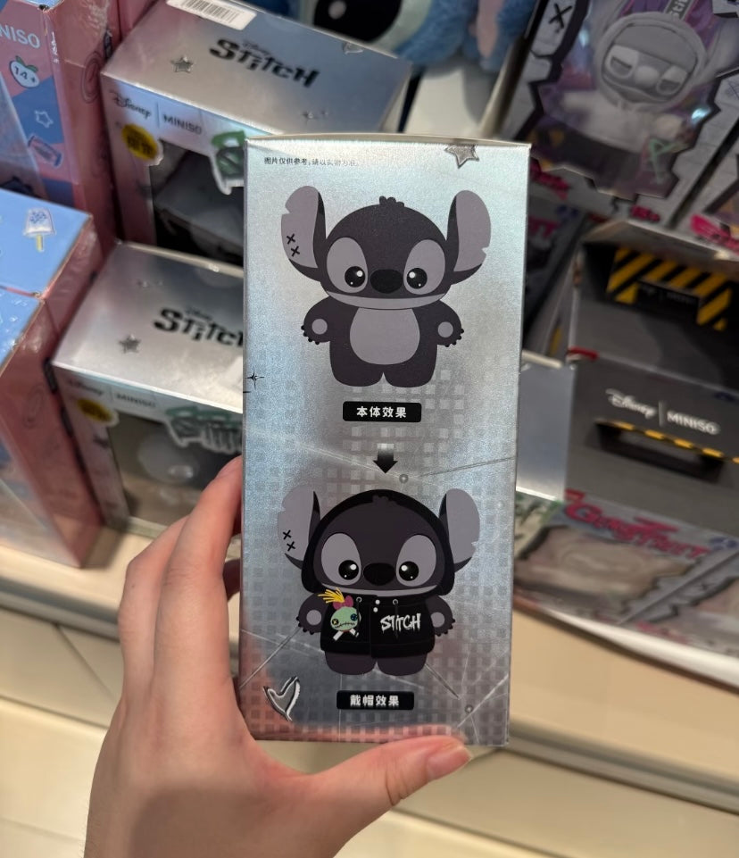 Authentic Minisoland Disney Stitch Black Plush Pendant Not Blind Boxes