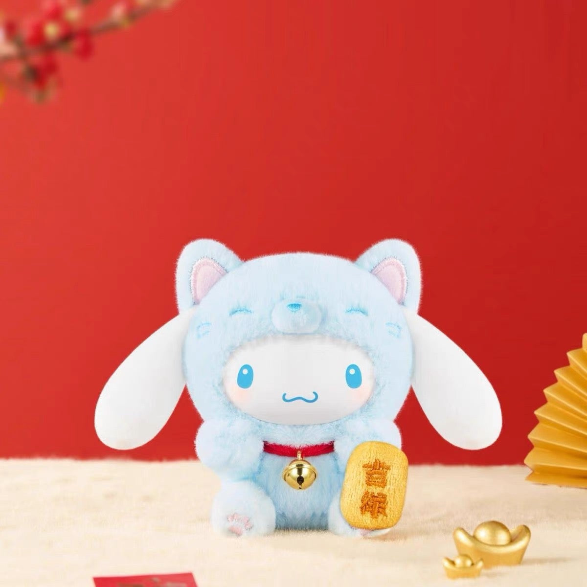 [Authentic]Toptoy Sanrio Characters Lucky Cat Chinese New Year Vinyl Plush Blind Boxes Pendant