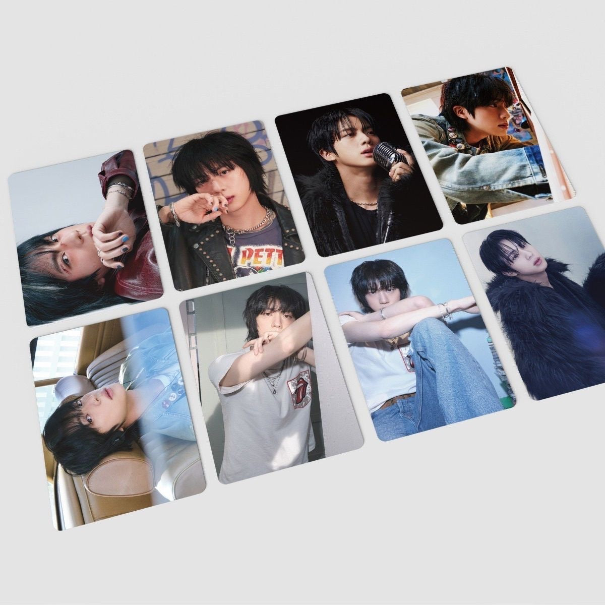 K-pop BTS Jin Echo Album Lomo Cards 55 PCS + 72 Stickers