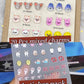 K-pop Skzoo Stray Kids Nail Charms pack of 20 mixed designs + sticker pack