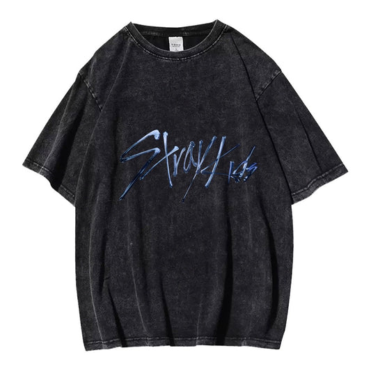 K-pop Stray Kids 2025 Tour Tshirt