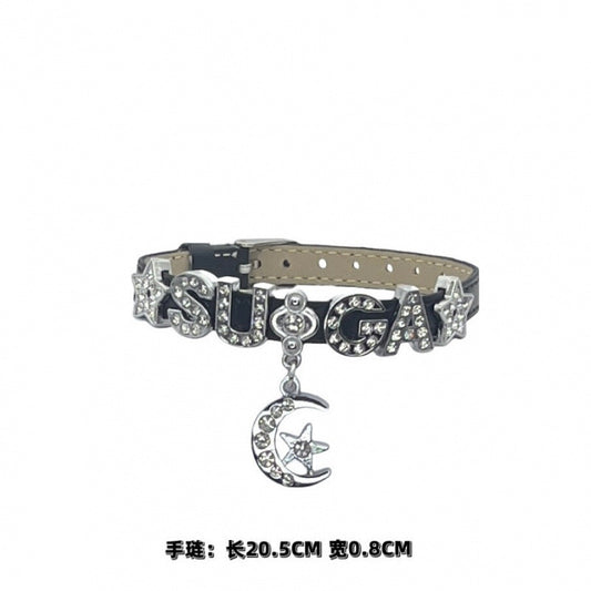K-pop BTS Suga Yoongi Choker Necklace