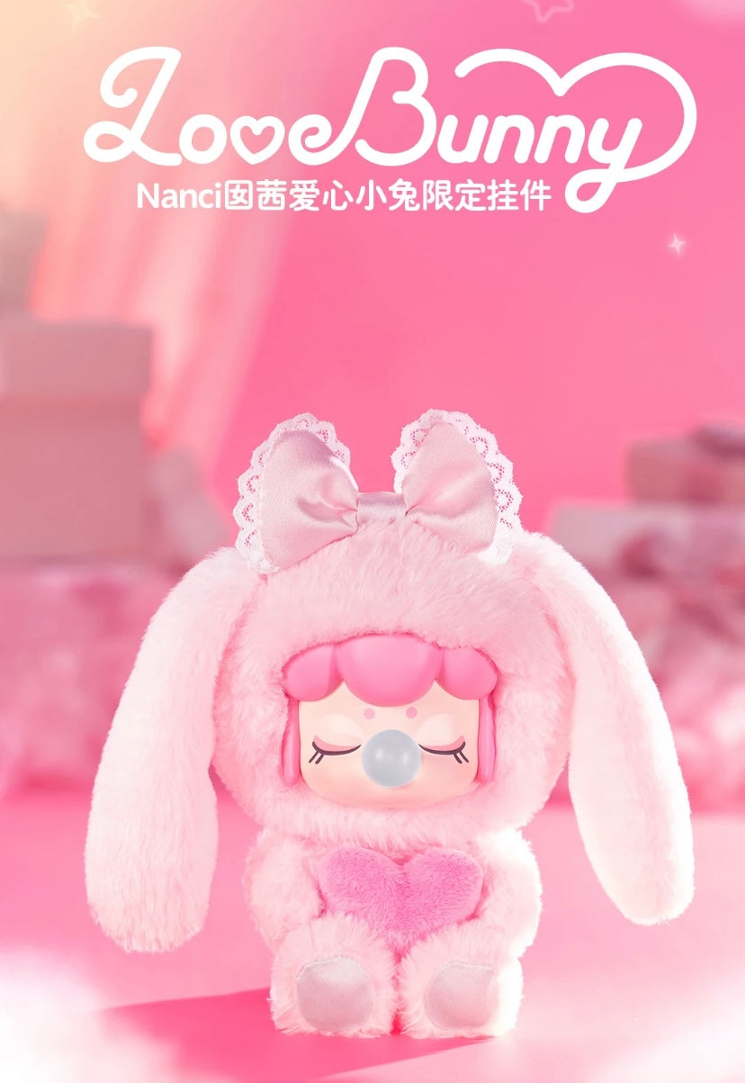 [Authentic] Rolife Nanci Love Bunny Valentines Day Birthday Gift Vinyl Plush Pendant Not Blind Boxes