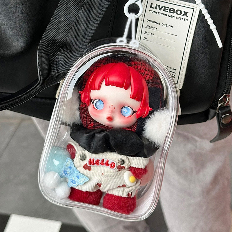 Popmart Skull Panda Plushy Keychain Bag Anti Theft Accessories