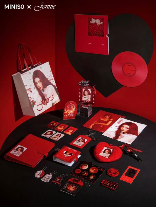 K-pop Blackpink Jennie X Miniso Merch Bag Keychain Accessories