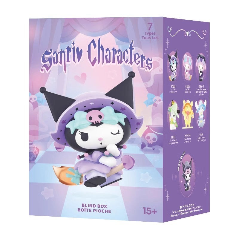 Sanrio Halloween Blind Box Toy Miniso Kuromi My Melody Pochacco Cinnamoroll Pompompurin Unopened and Random ( Full Set Guarantee’s one of each )