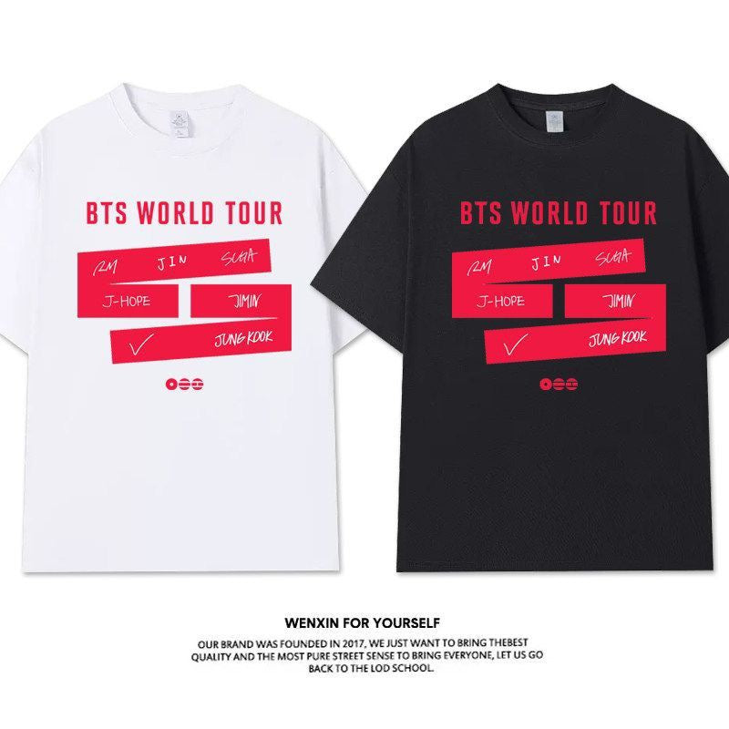 K-pop BTS world tour 2026 Concert T-shirts Arirang