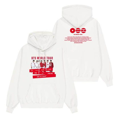 K-pop BTS World Tour Arirang Concert Hoodie Sweater Jacket