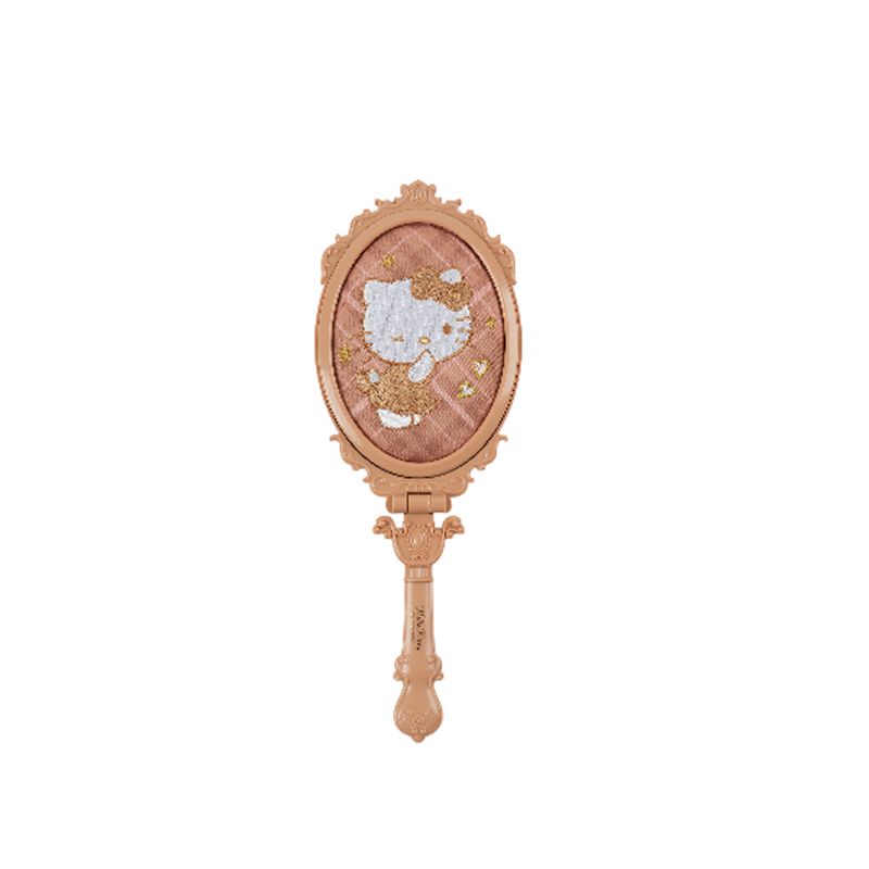 [Authantic] Miniso land Sanrio Hello Kitty Bag Mirror Plushy Pillow Hair Clip Retro Plaid Series