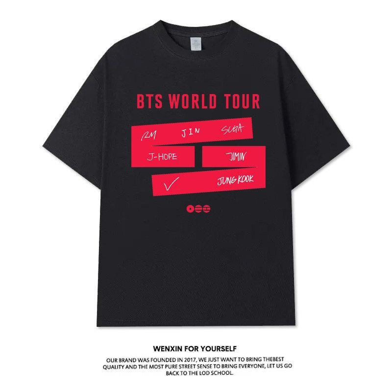 K-pop BTS world tour 2026 Concert T-shirts Arirang